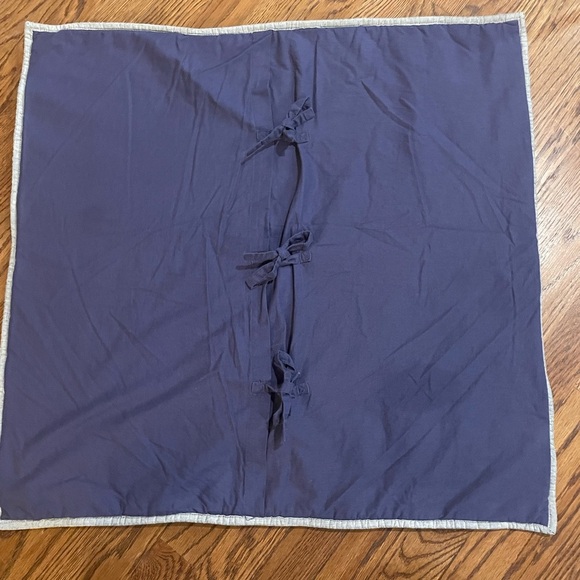 Pottery Barn Kids Busy Trucks Pillow Quilted Sham Euro Ice Cream Recycle Navy - Picture 4 of 6